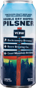 Vancouver Craft Beer Week 2018 Collaboration Beer | Double Dry Hopped Pilser | Front of can