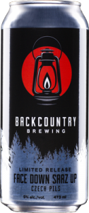 Backcountry Brewing | Face Down Saaz Up - Czech Pils - Can