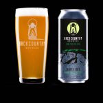 Backcountry Brewing | Maple Bay Fresh Pale Ale - Beer in glass and can