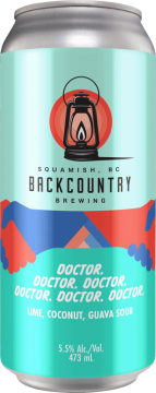 Backcountry Brewing - Doctor. Doctor. Doctor. Doctor. Doctor. Doctor. | Lime, Coconut and Guava Sour - Front of Can