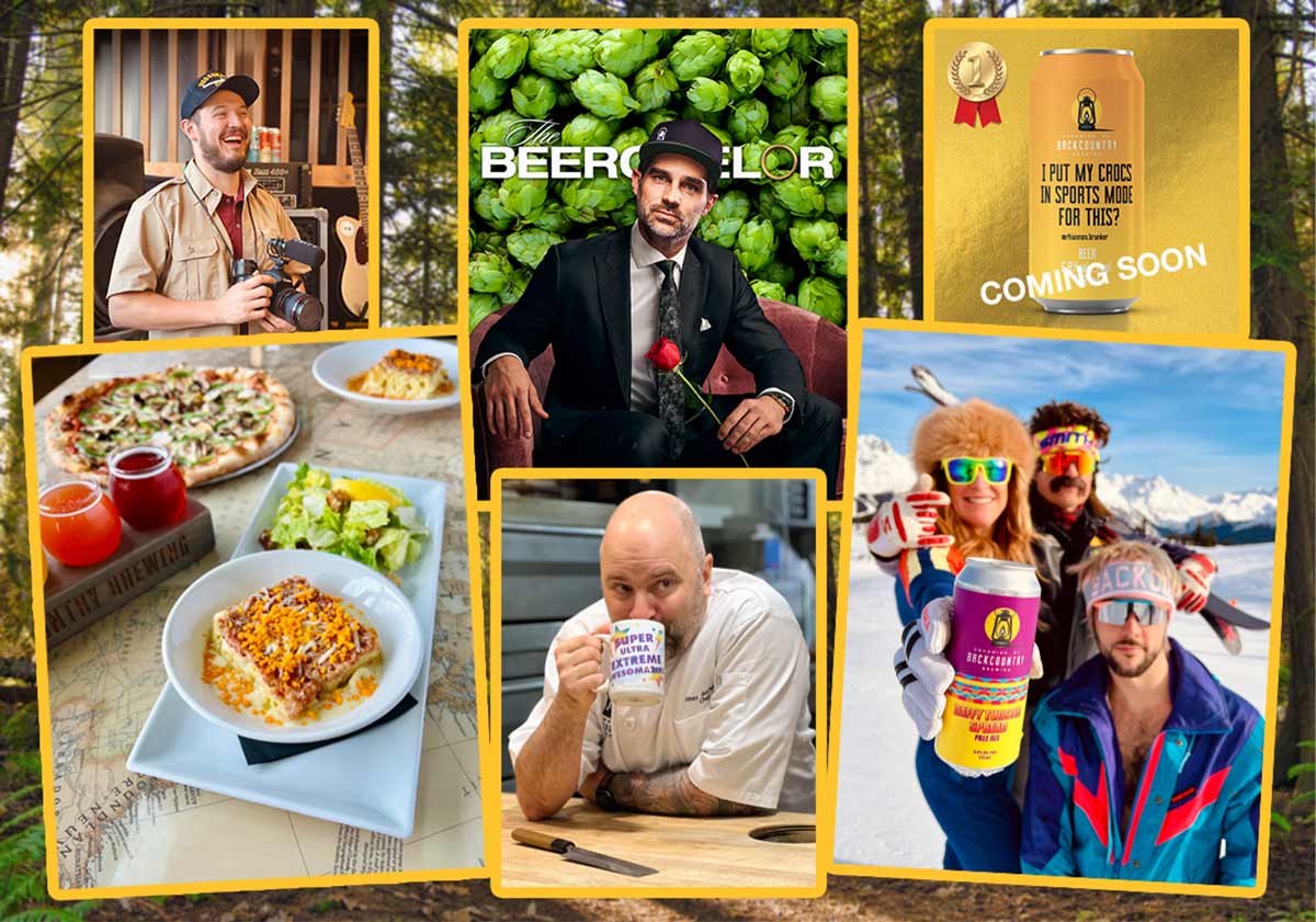 Backcountry Brewing - Spring News March 2022 collage image header