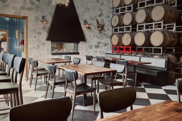 Backcountry Brewing | Barrel Room Interior 2022